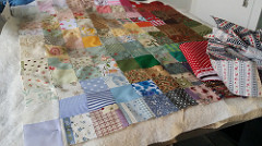 Violet's quilt in progress